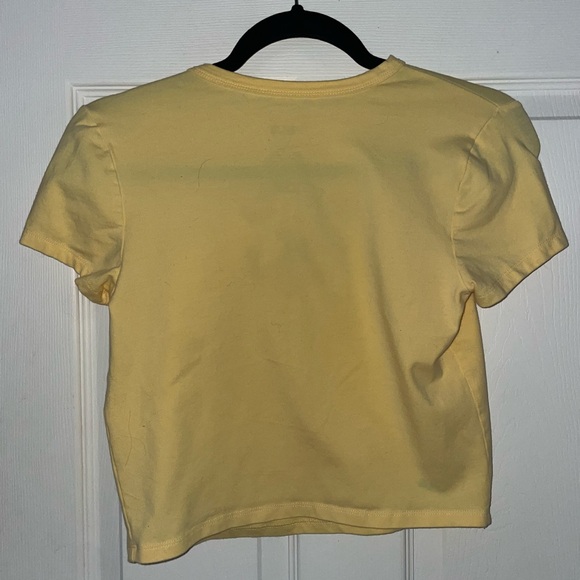 Peanuts Yellow Snoopy Girls T-Shirt Large - Picture 4 of 4